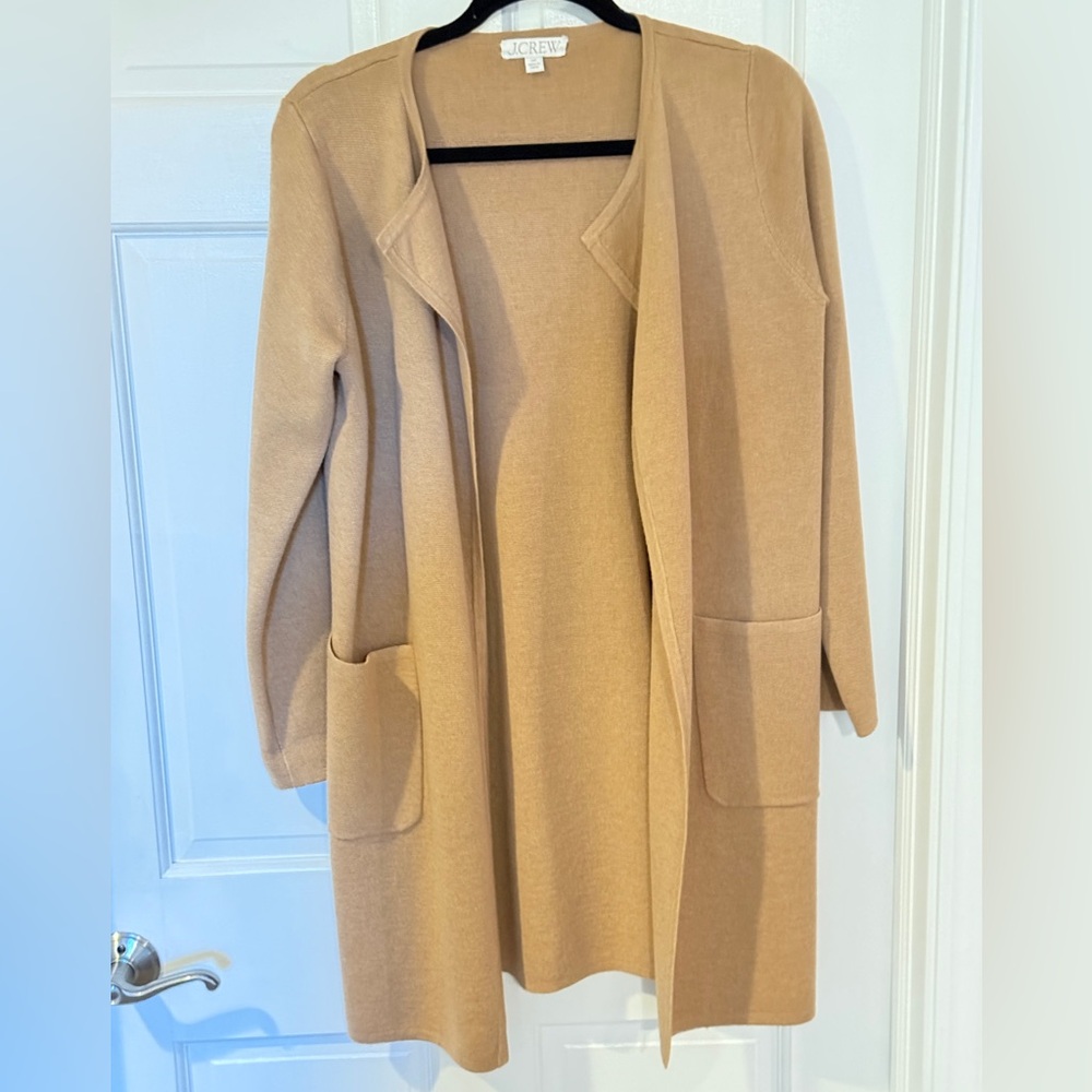 J. Crew Juliette Women's Camel Cardigan Sweater